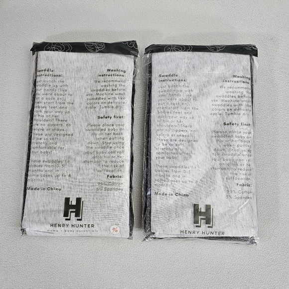 (2) Henry Hunter Baby Swaddle Pack - Picture 9 of 11